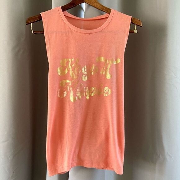 3/$15 Ronnie M “Keep It Hippie” Sleeveless Tee S - Picture 3 of 6